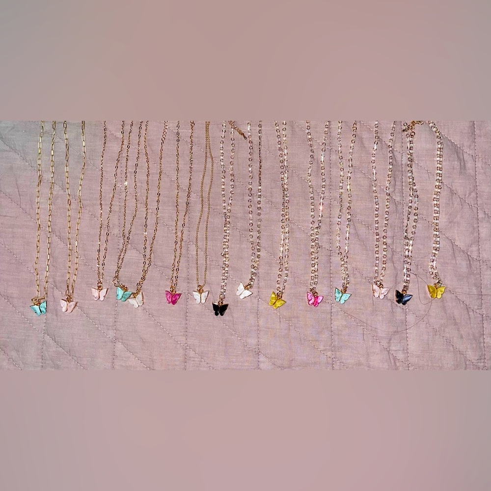 Gold Butterfly Necklace